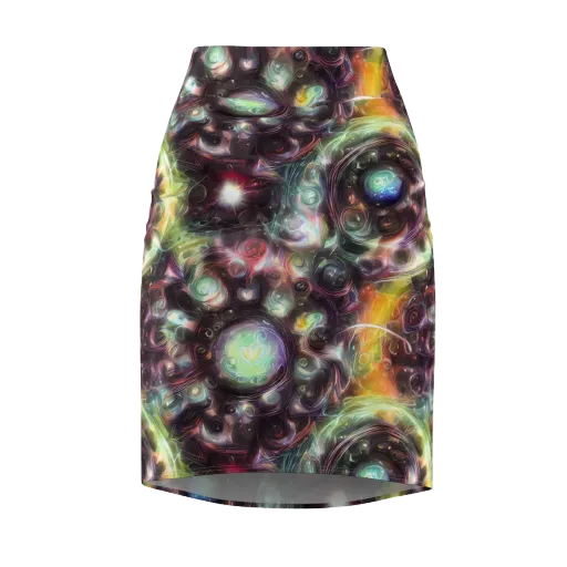 Opal Afterdark on a Pencil Skirt