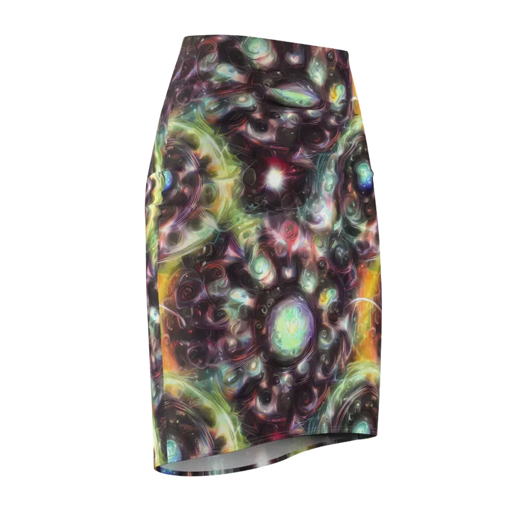 Opal Afterdark on Pencil Skirt — Front Side