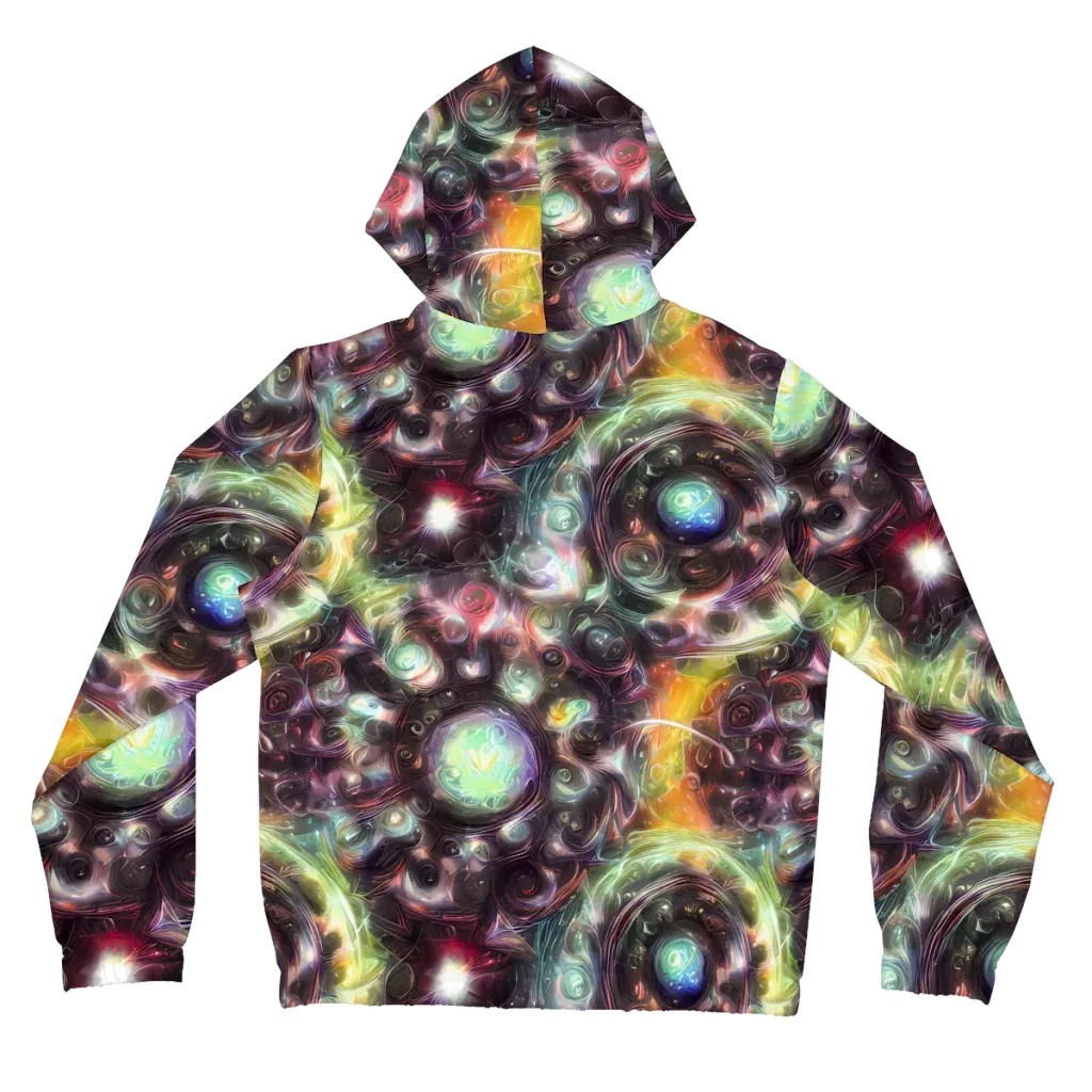 Opal Afterdark on Women's Full-Zip Hoodie — Back