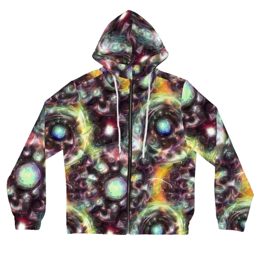 Opal Afterdark on a Women's Full-Zip Hoodie