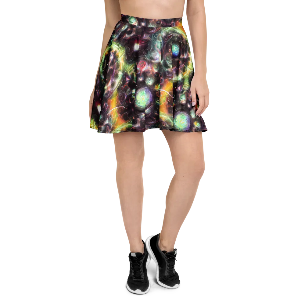 Opal Afterdark on Skater Skirt — Front