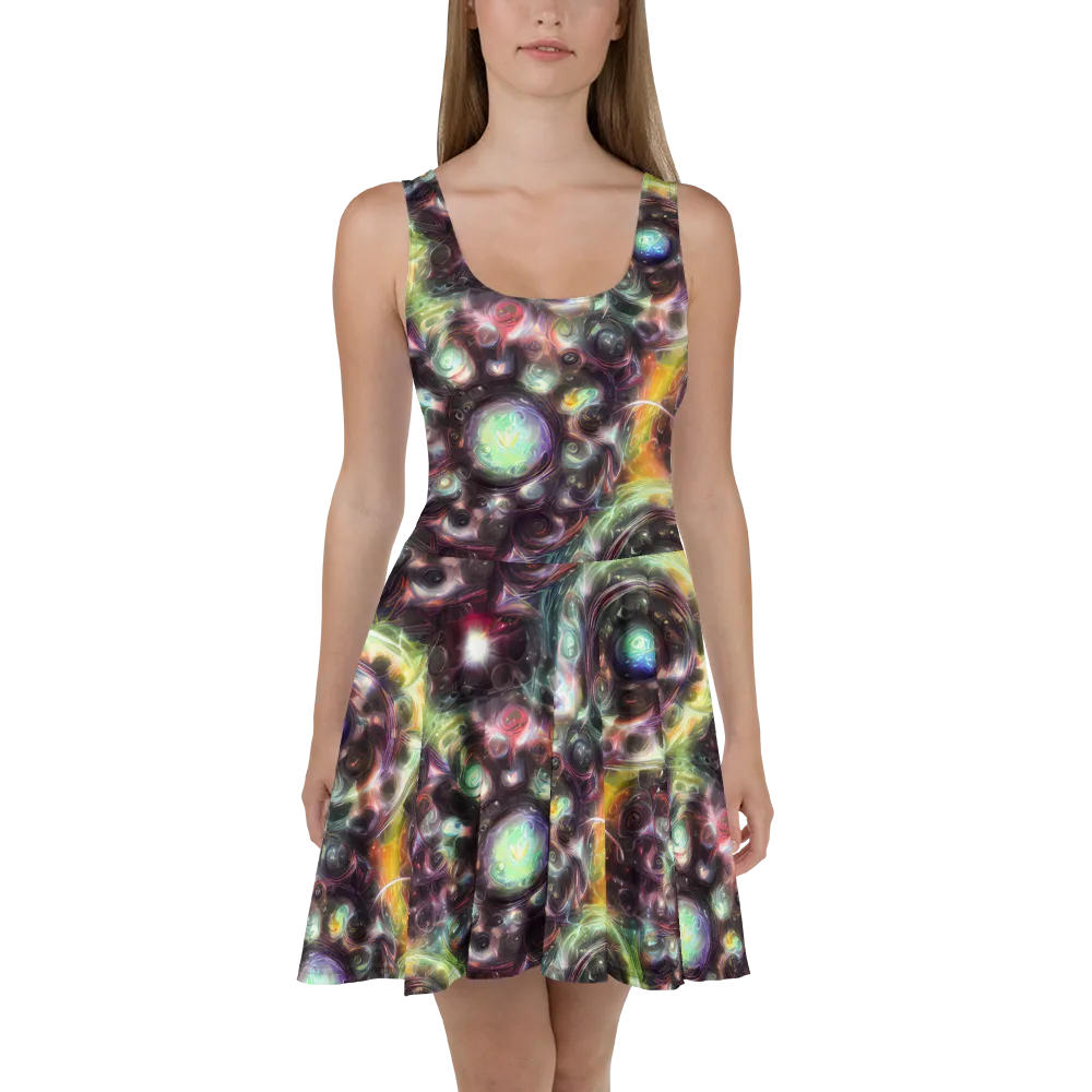 Opal Afterdark on Skater Dress — Front