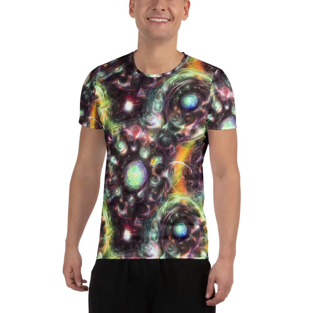 Opal Afterdark on Men's Athletic T-Shirt — Front