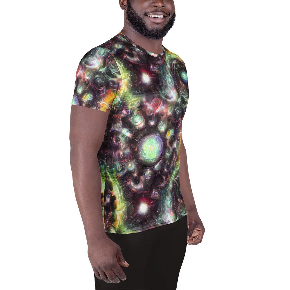 Opal Afterdark on Men's Athletic T-Shirt — Right