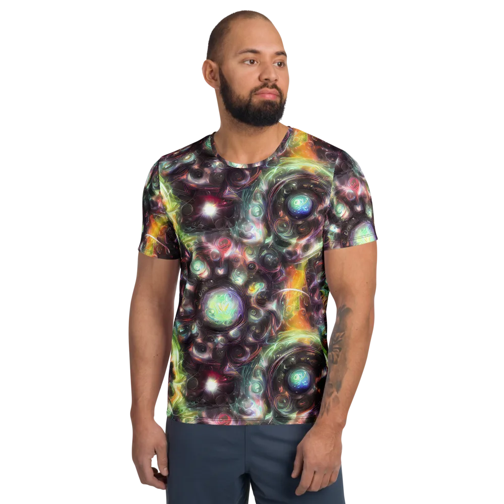 Opal Afterdark on Men's Athletic T-Shirt — Front