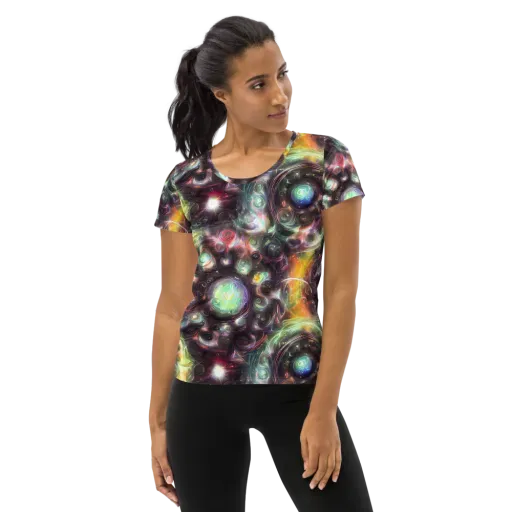 Opal Afterdark on a Women's Athletic T-Shirt