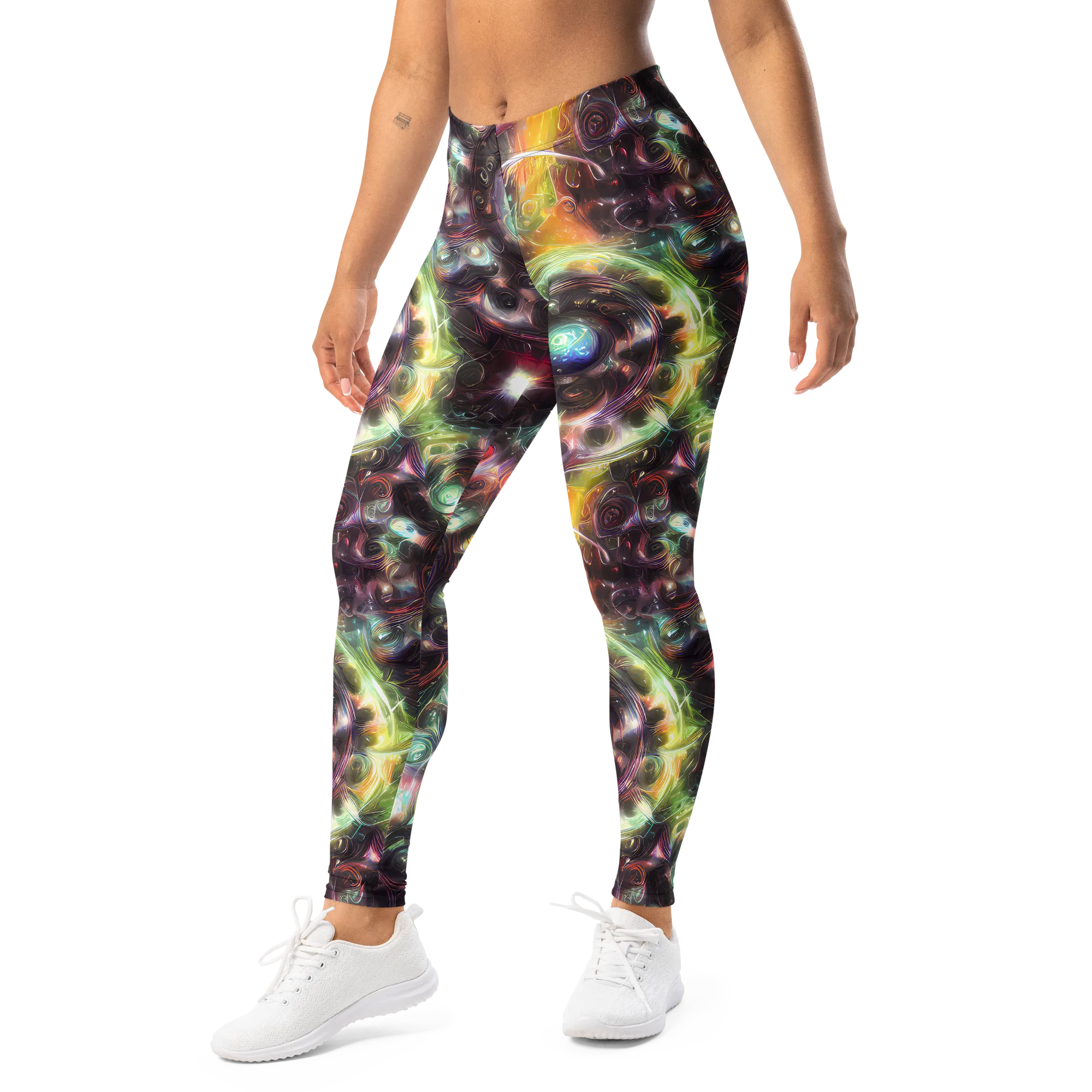 Opal Afterdark on Leggings — Left Front