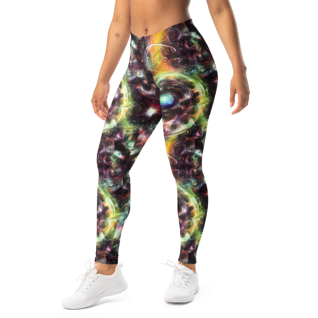 Opal Afterdark on Leggings — Left Front