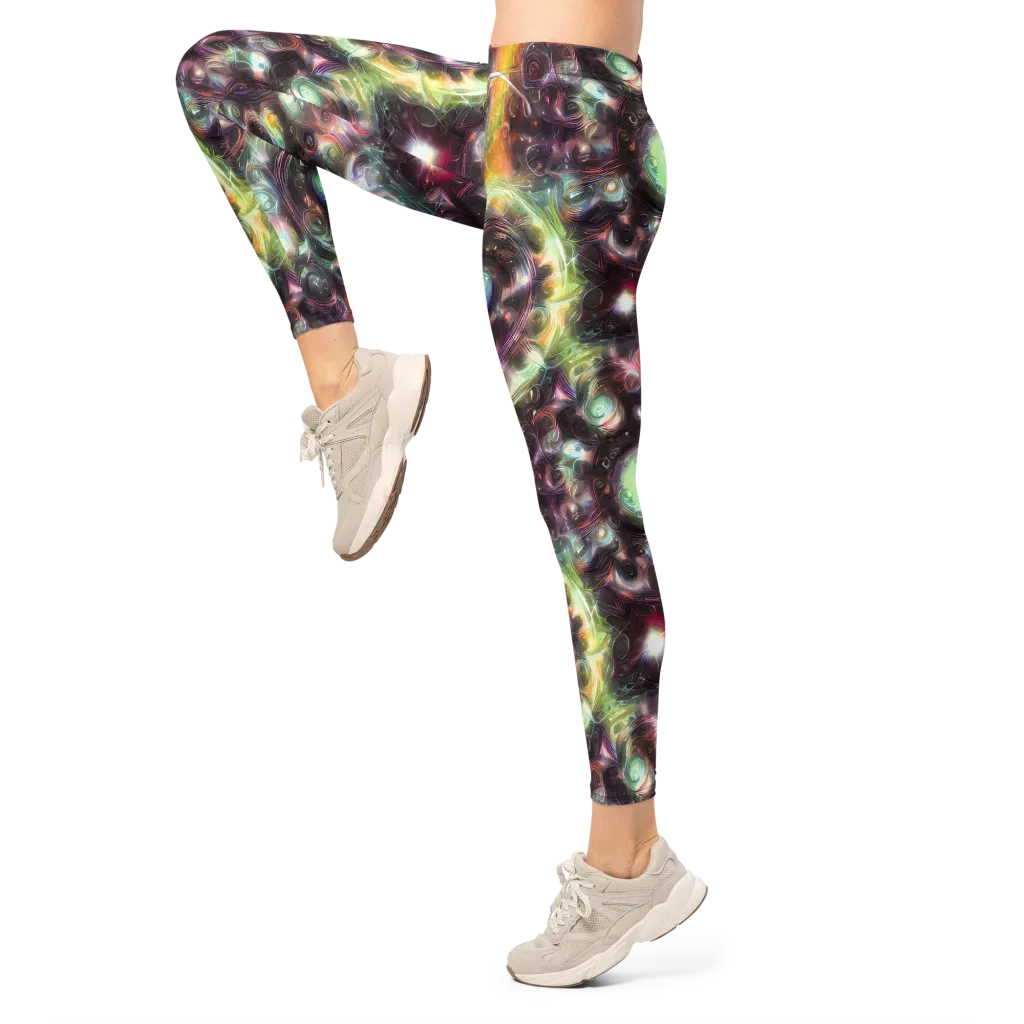 Opal Afterdark on Leggings — Left