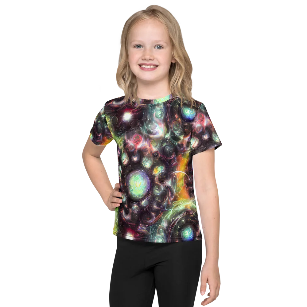 Opal Afterdark on Kids Crew Neck T-Shirt — Front