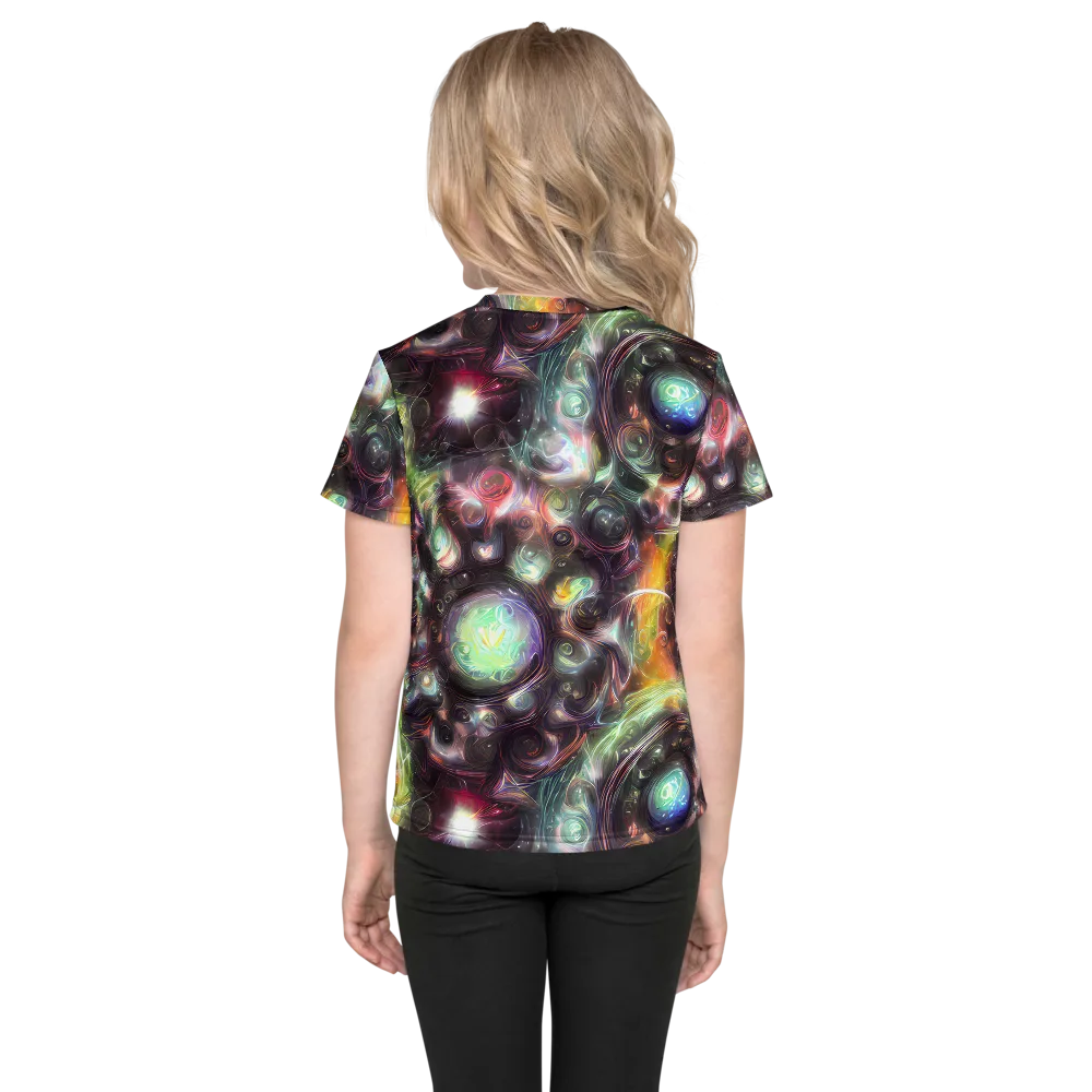 Opal Afterdark on Kids Crew Neck T-Shirt — Back