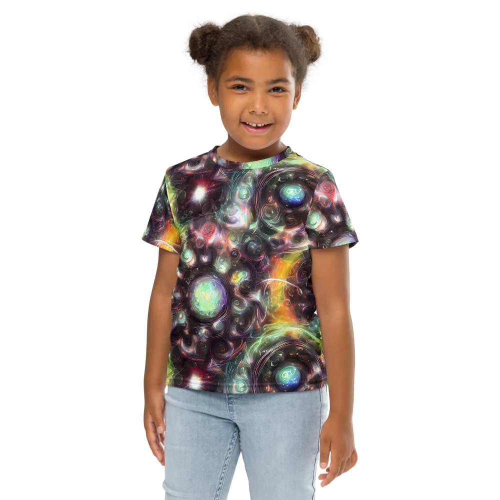 Opal Afterdark on Kids Crew Neck T-Shirt — Front