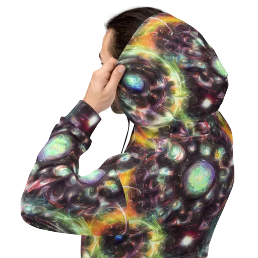 Opal Afterdark on a Hoodie