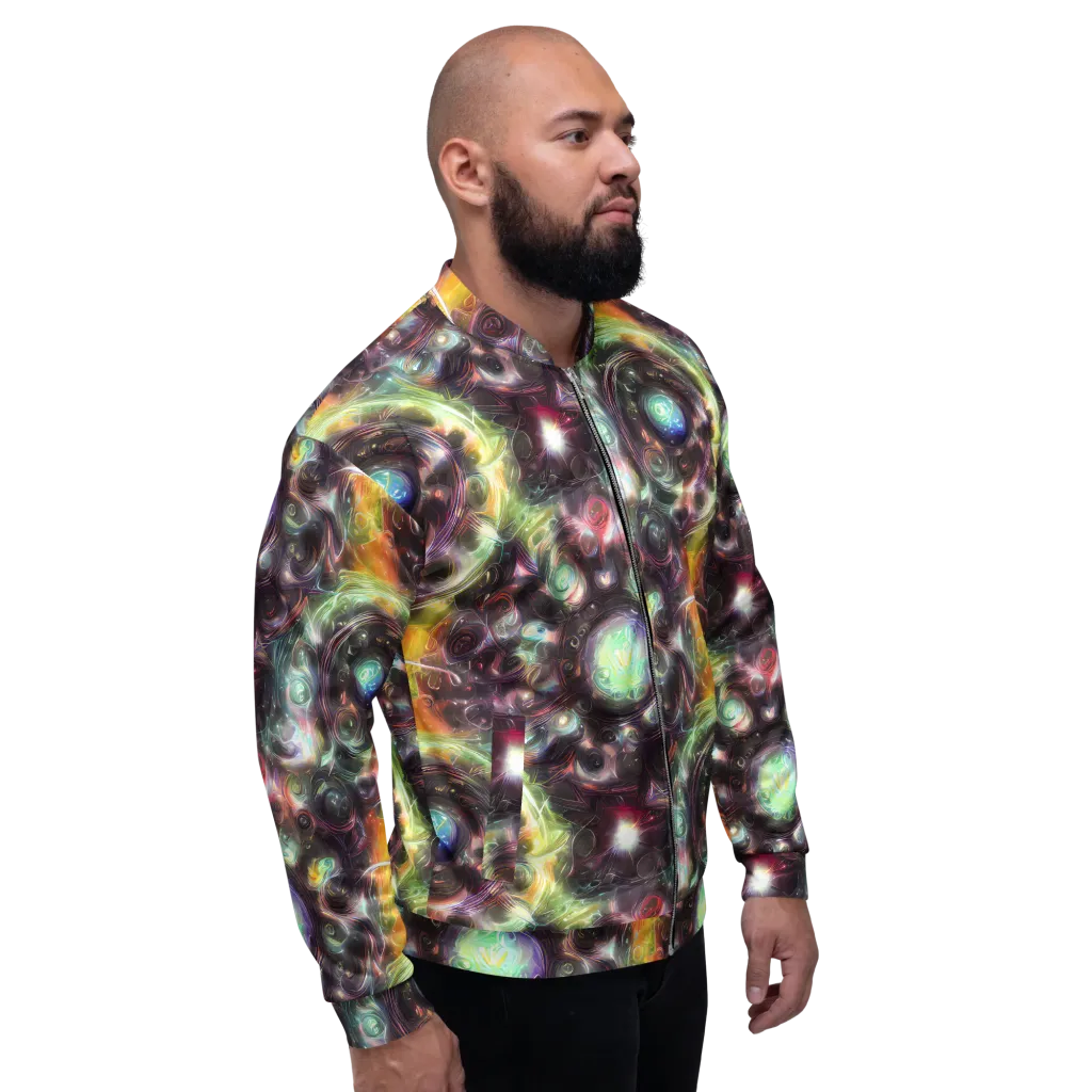 Opal Afterdark on Bomber Jacket — Right