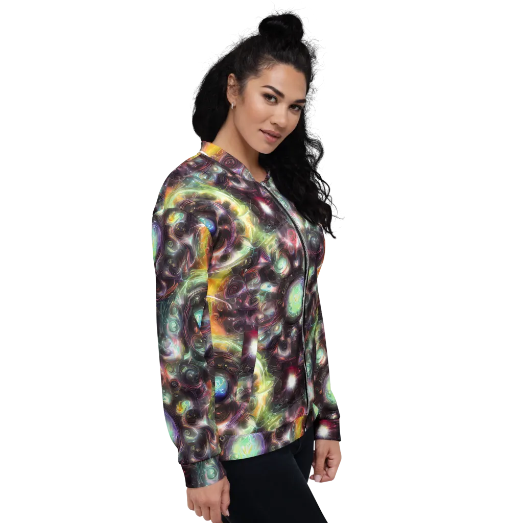 Opal Afterdark on Bomber Jacket — Right