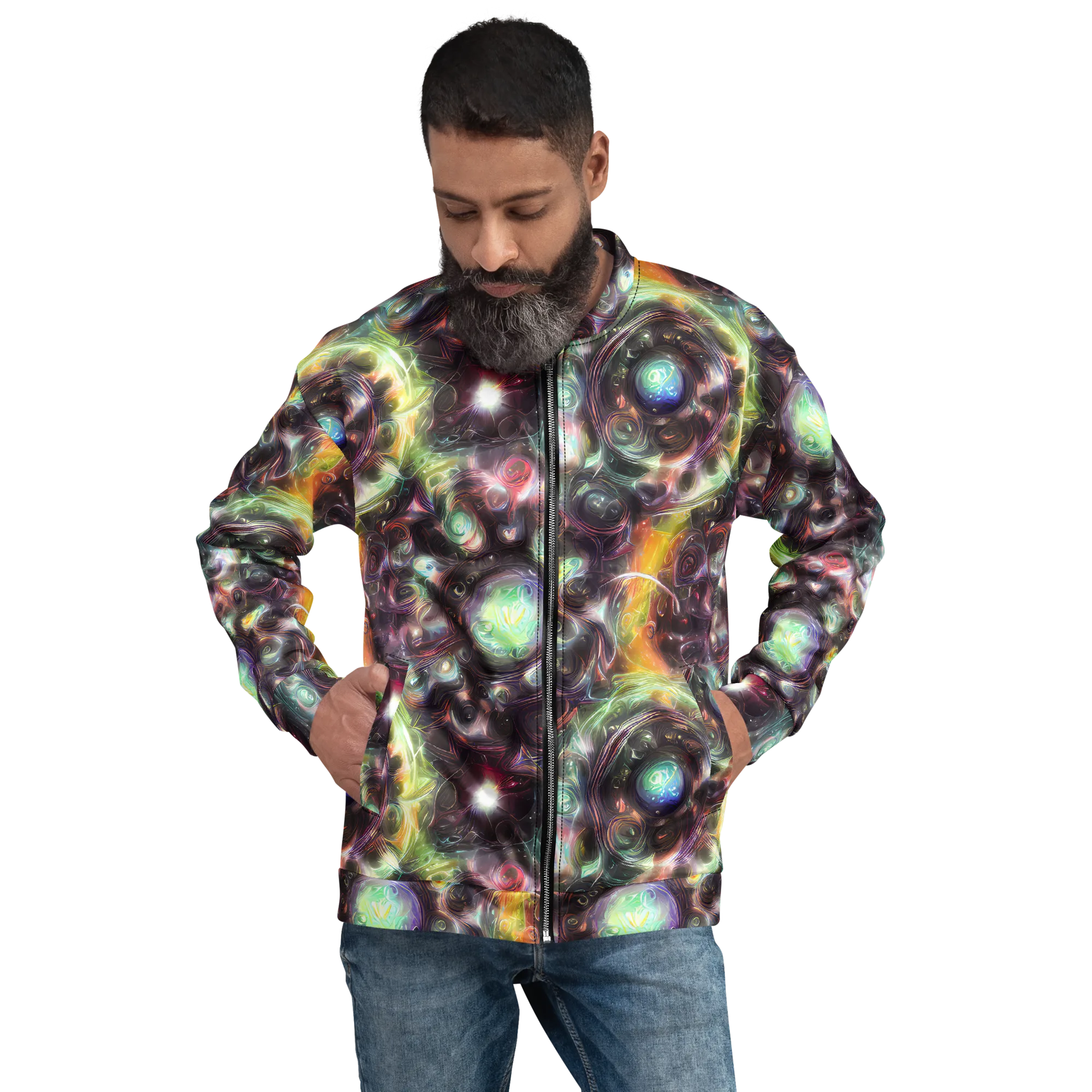 Opal Afterdark on Bomber Jacket — Front