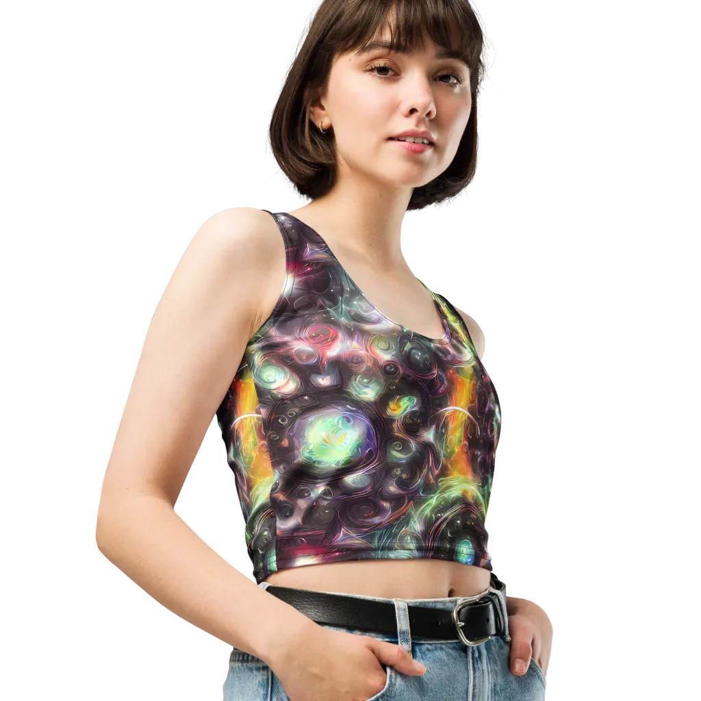 Opal Afterdark on Crop Top — Right Front