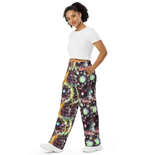 Opal Afterdark on a Wide-Leg Pants