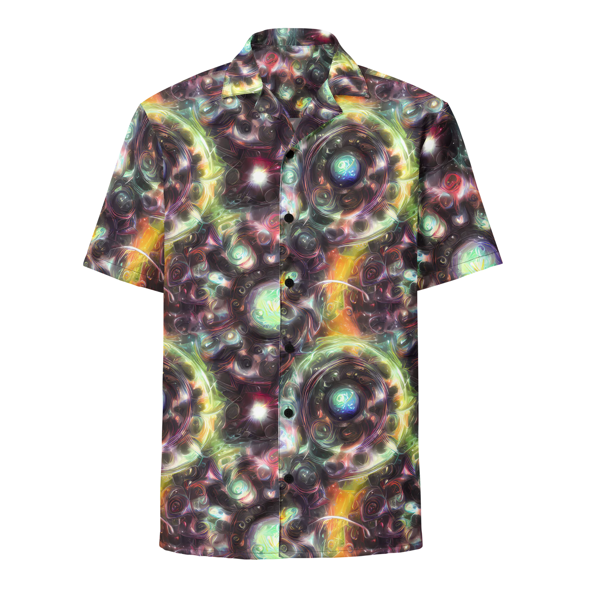 Opal Afterdark on Button Shirt — Front