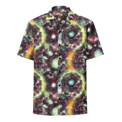 Opal Afterdark on a Button Shirt