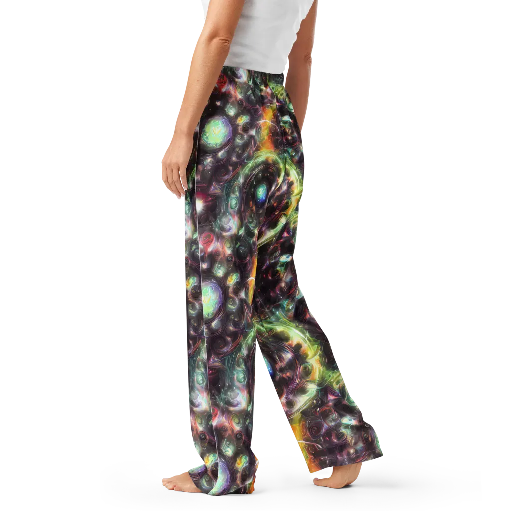 Opal Afterdark on Women's Pajama Pants — Left