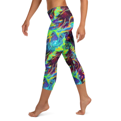 Nova Ribbons on a Capri Leggings