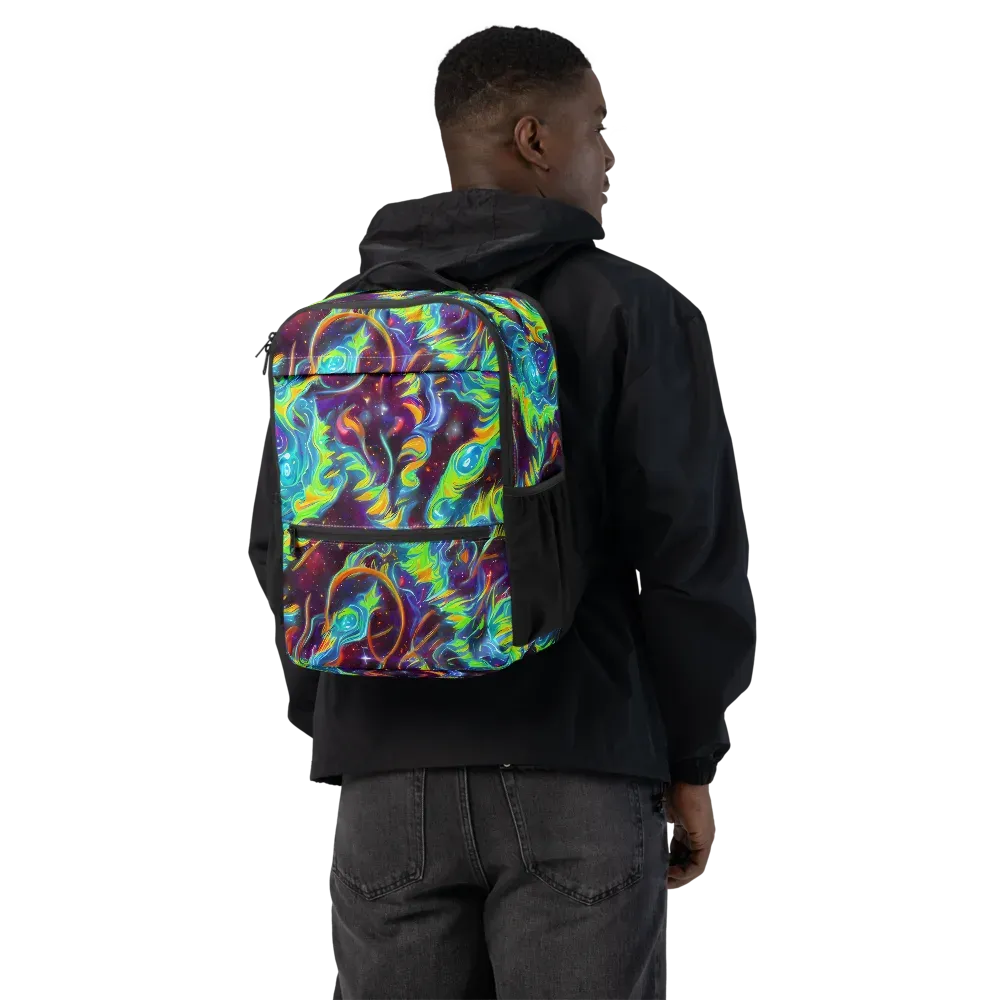 Nova Ribbons on Utility Backpack — Back