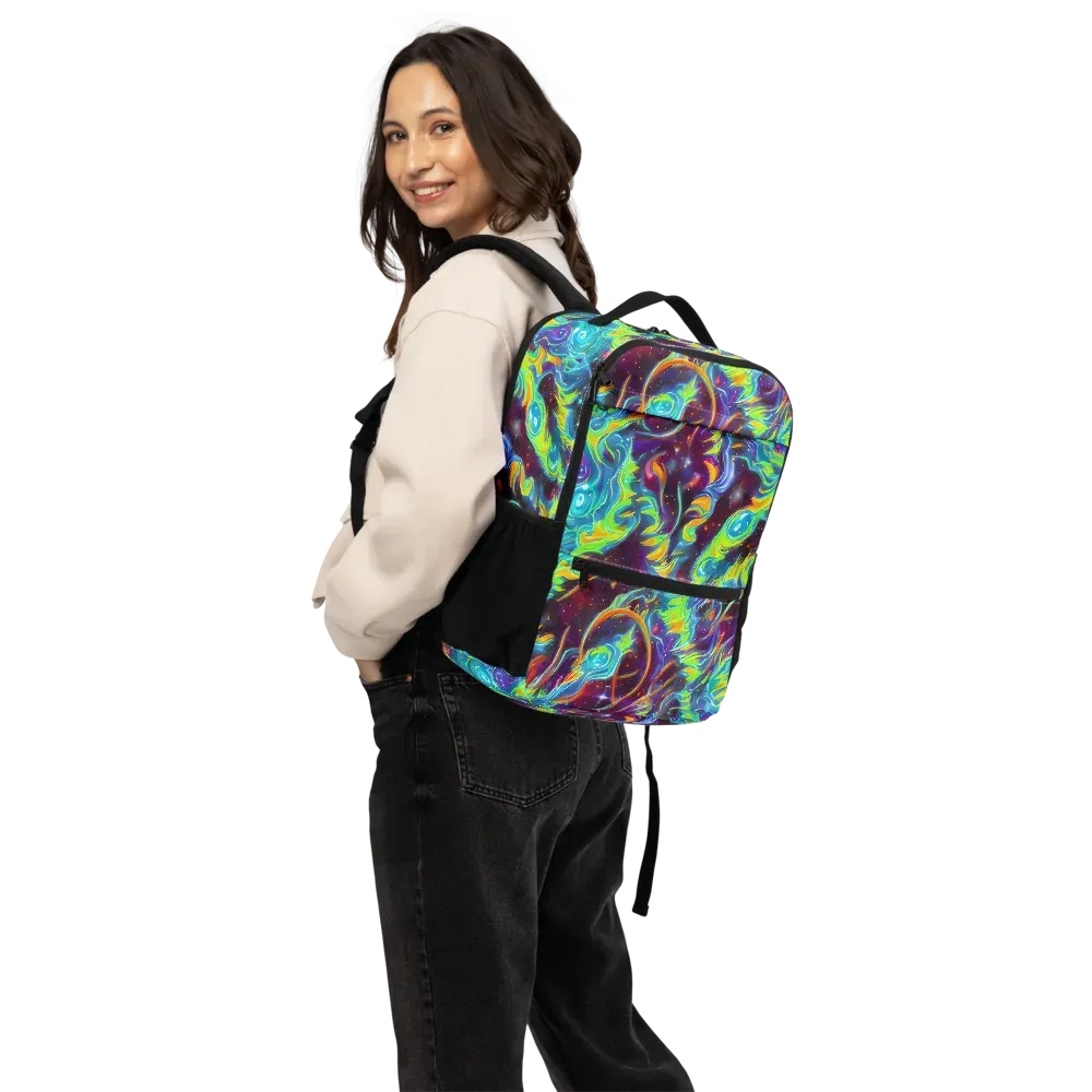 Nova Ribbons on Utility Backpack — Back