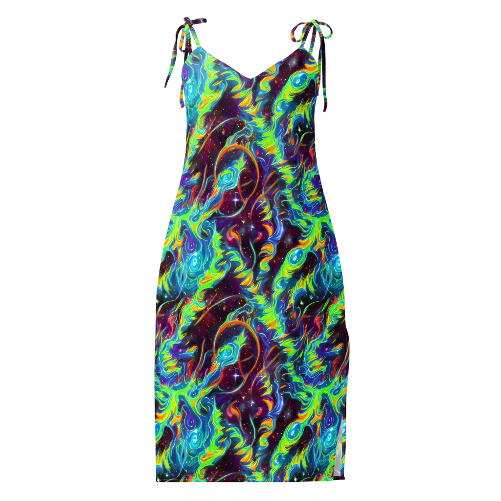 Nova Ribbons on Slip Dress — Front