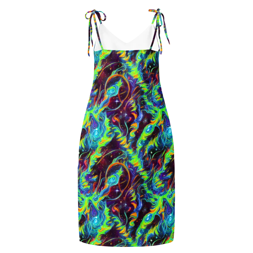 Nova Ribbons on Slip Dress — Back