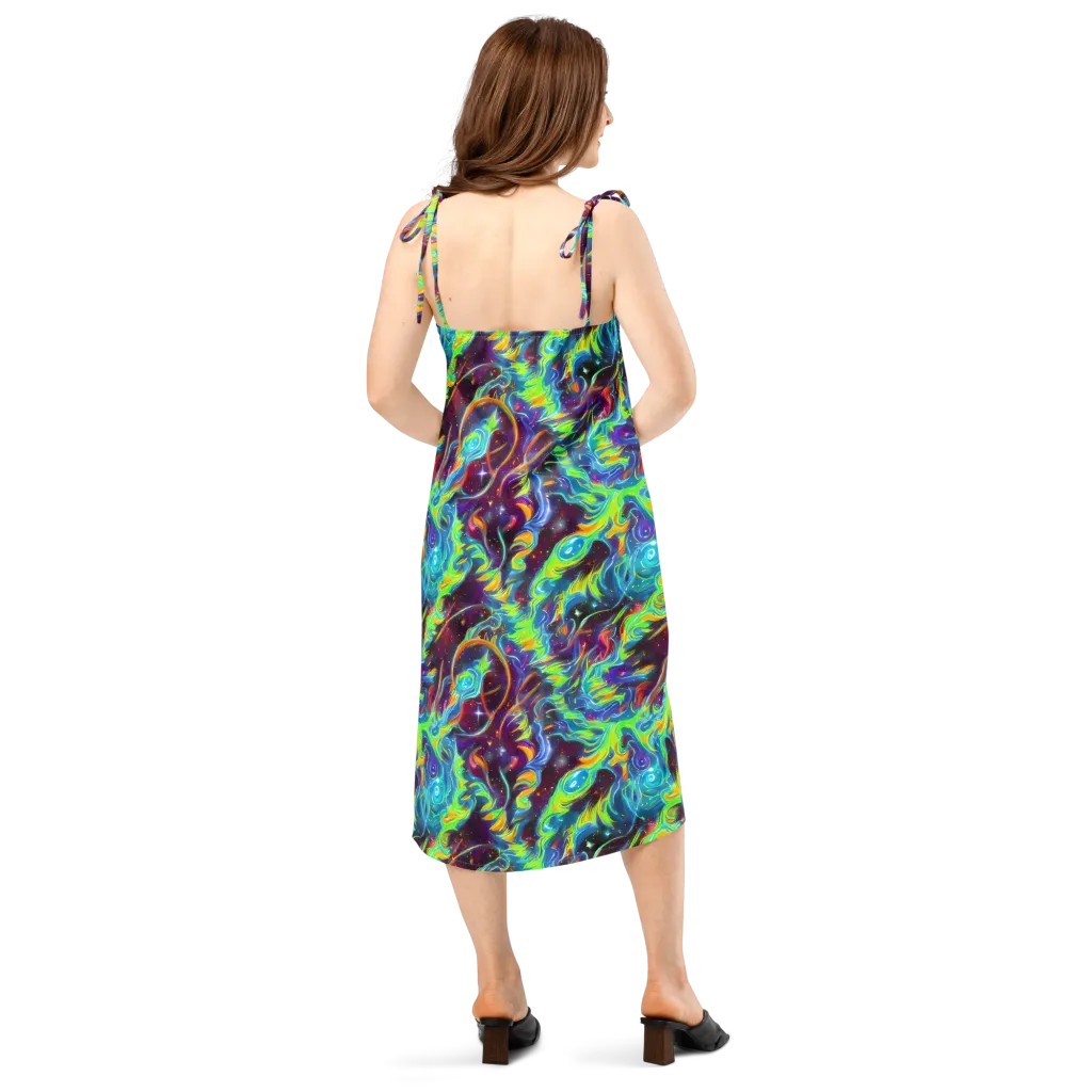Nova Ribbons on Slip Dress — Back
