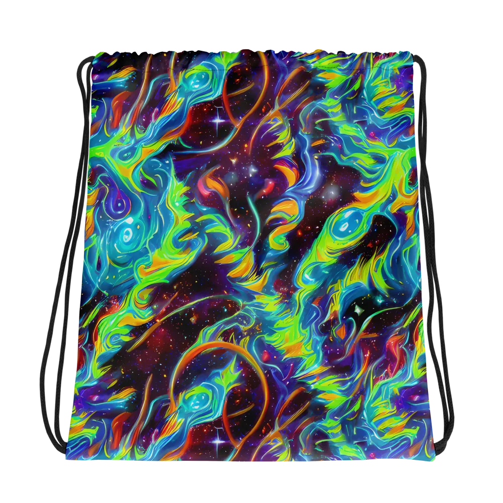 Nova Ribbons on Drawstring Bag — Photo