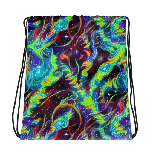 Nova Ribbons on a Drawstring Bag