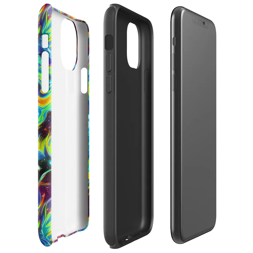 Nova Ribbons on Tough Case for iPhone® — Right