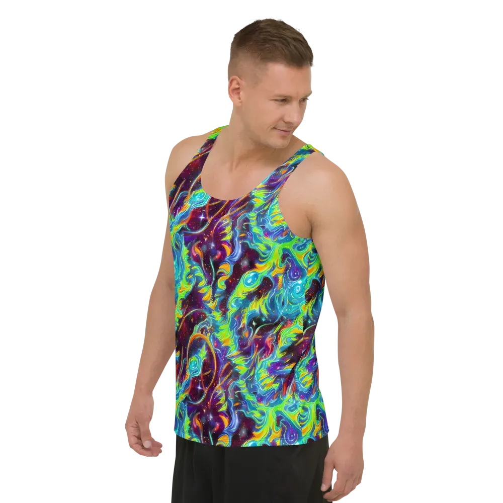 Nova Ribbons on Men's Tank Top — Left Front