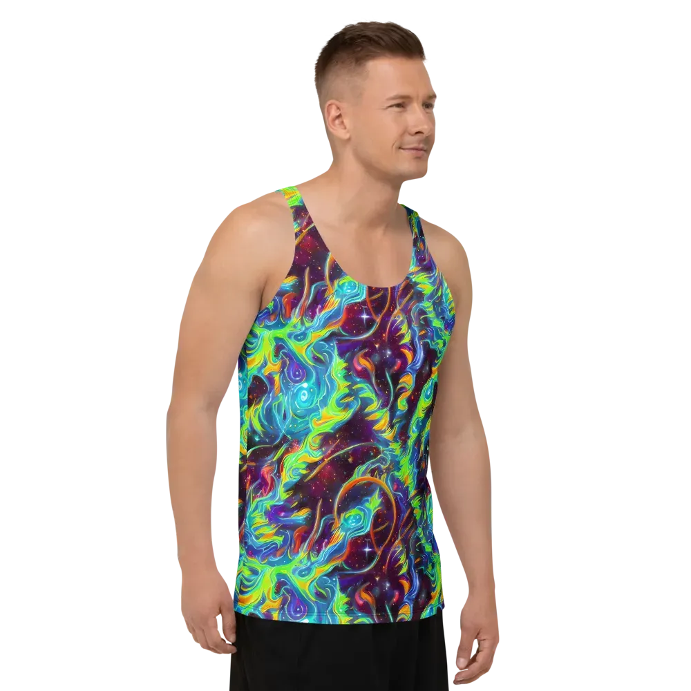 Nova Ribbons on Men's Tank Top — Right Front