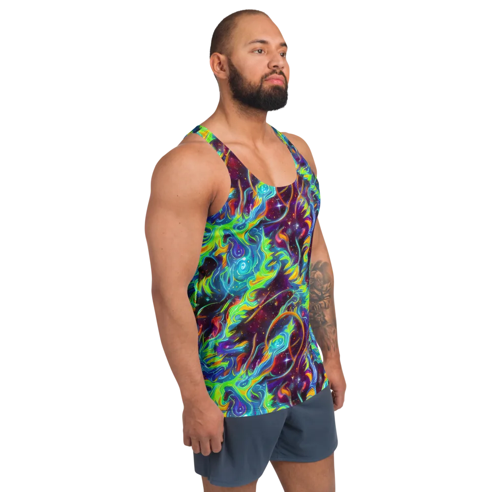 Nova Ribbons on Men's Tank Top — Right Front