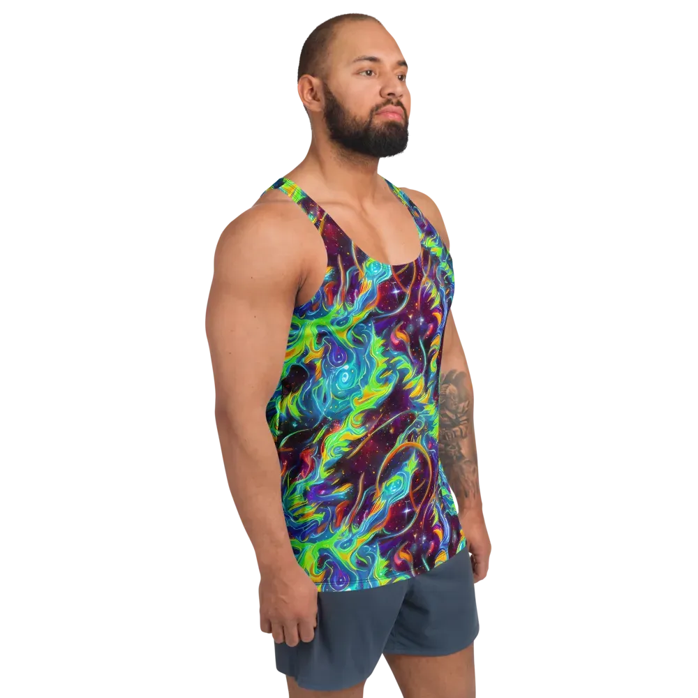 Nova Ribbons on Men's Tank Top — Right Front