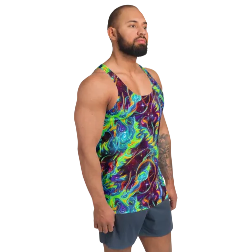 Nova Ribbons on a Men's Tank Top