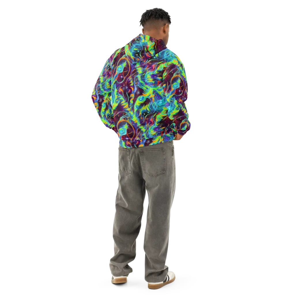 Nova Ribbons on Cotton Hoodie — Back
