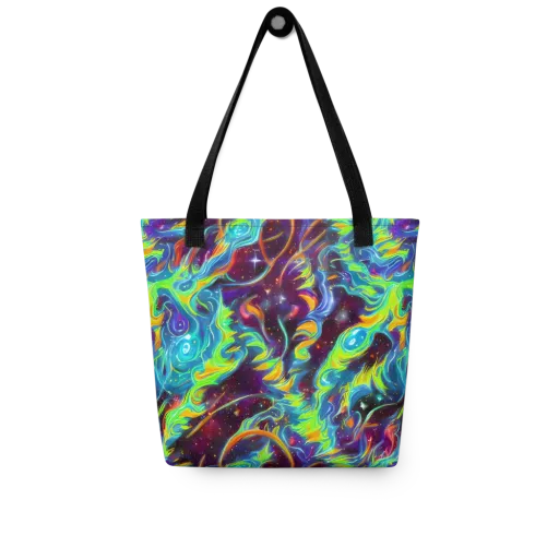 Nova Ribbons on a Tote Bag