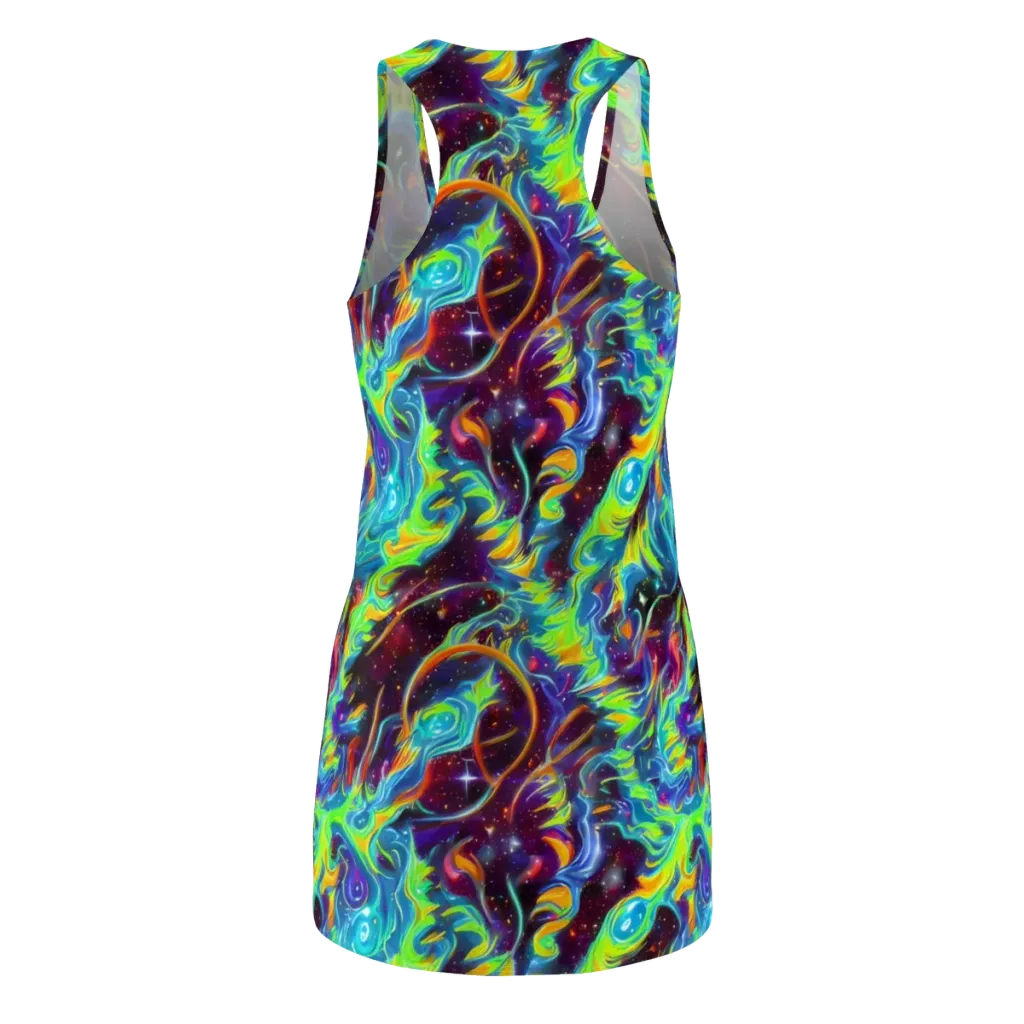 Nova Ribbons on Racerback Dress — Back
