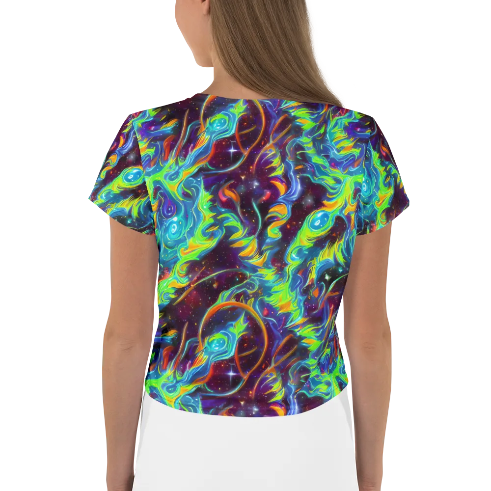 Nova Ribbons on Crop Tee — Back
