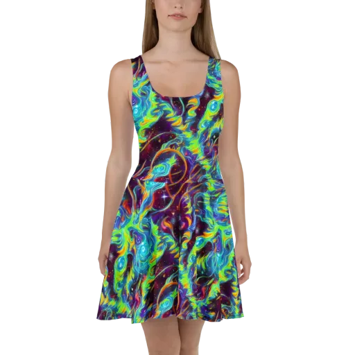 Nova Ribbons on a Skater Dress