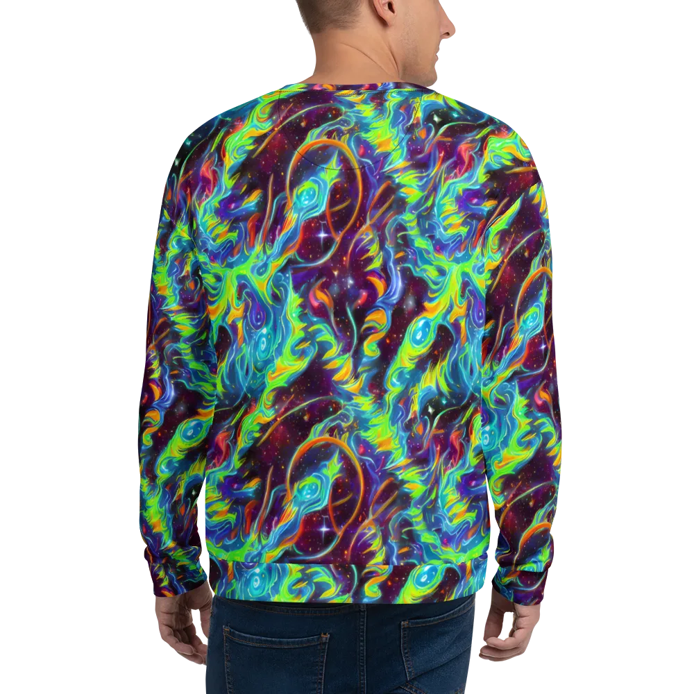 Nova Ribbons on Sweatshirt — Back