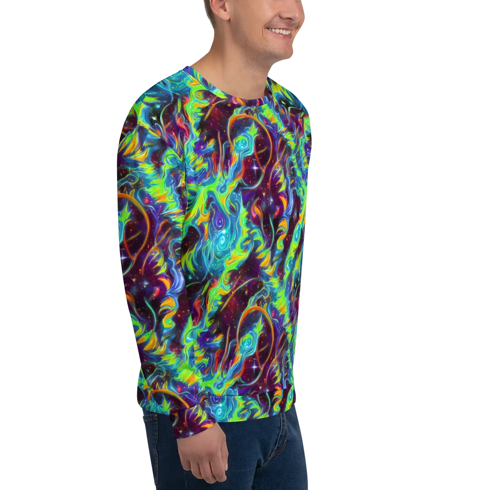 Nova Ribbons on Sweatshirt — Right Front