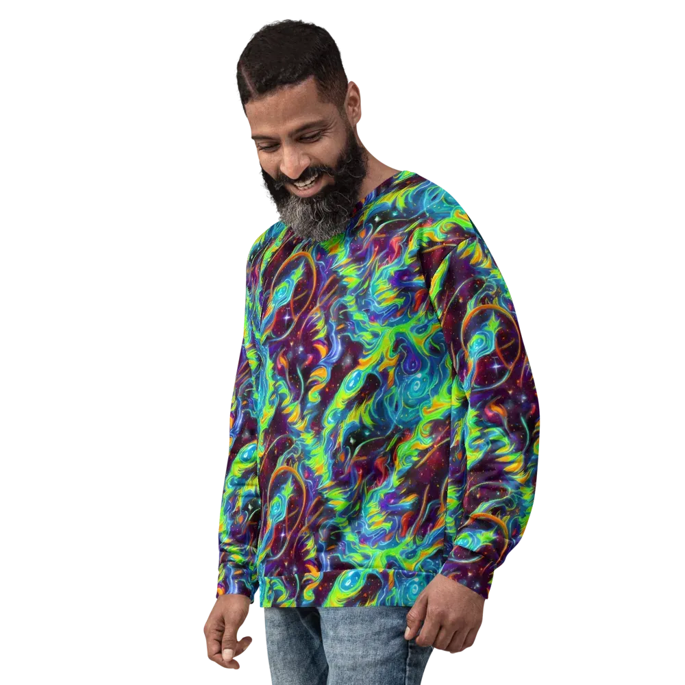 Nova Ribbons on Sweatshirt — Left Front