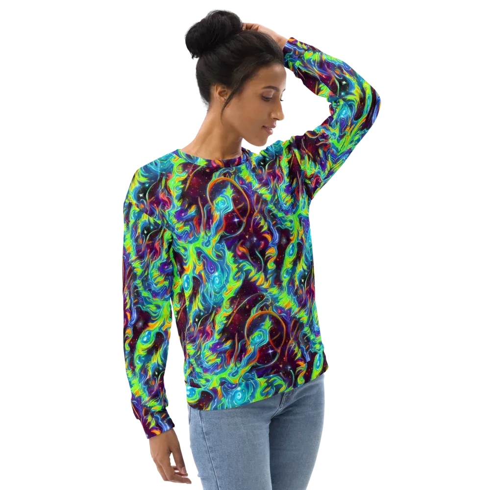 Nova Ribbons on Sweatshirt — Right Front