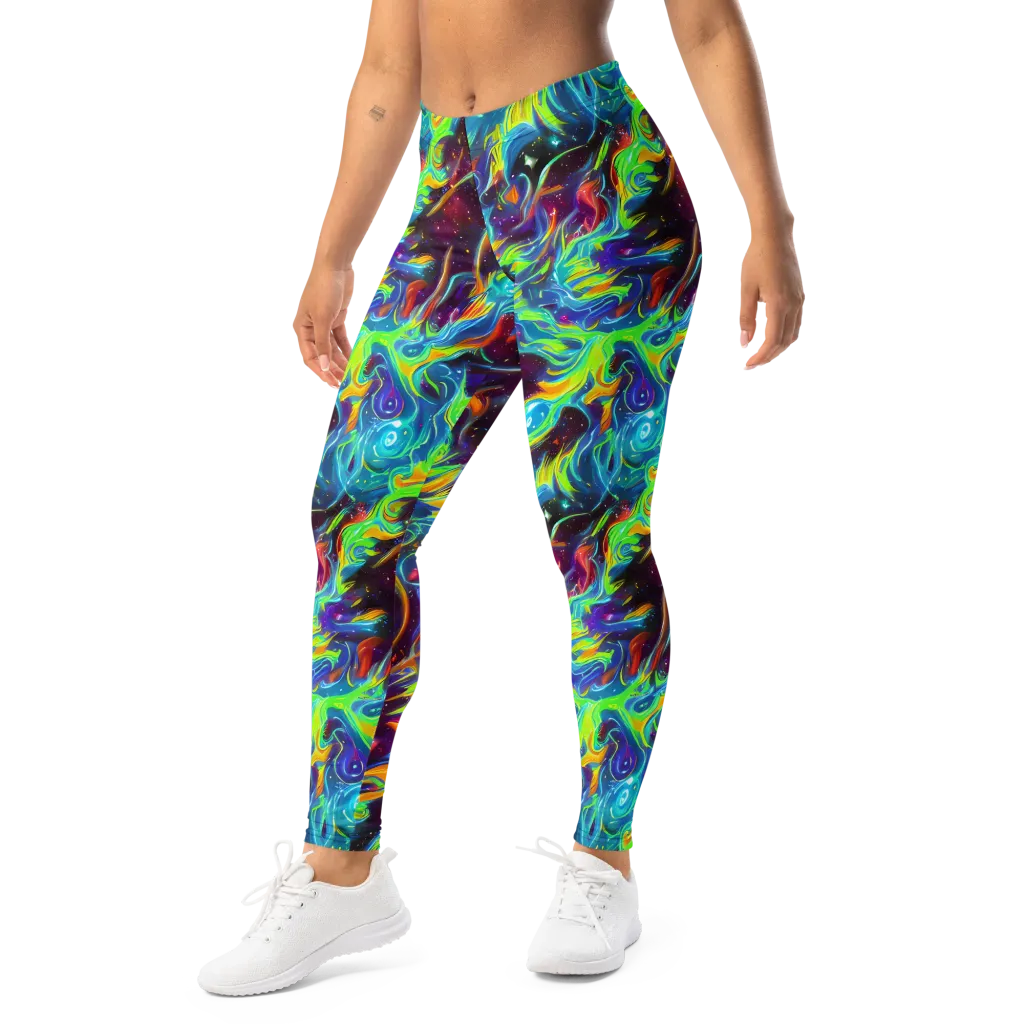 Nova Ribbons on Leggings — Left Front