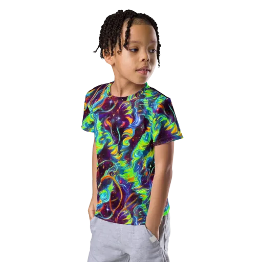 Nova Ribbons on a Kids Crew Neck T-Shirt